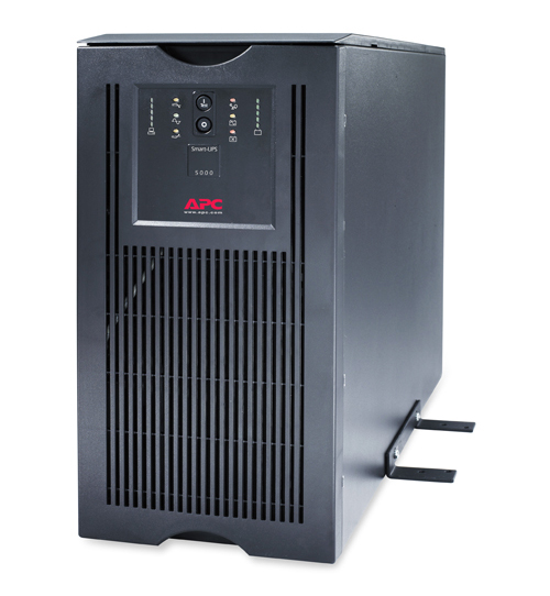 SUA5000RMI5U APC Smart-UPS 5000VA Rackmountable Ups 5000VA/4000W 9.4 Minute Full Load 8 x IEC 320-C13, 2 x IEC 320-C19, 6 x IEC Jumper (Refurbished)