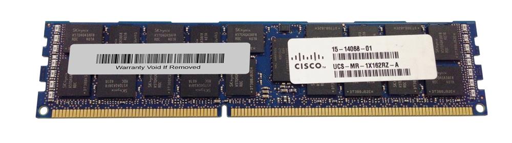 UCS-MR-1X162RZ-A= Cisco 16GB PC3-14900 DDR3-1866MHz ECC Registered CL13 240-Pin DIMM Dual Rank Memory Module