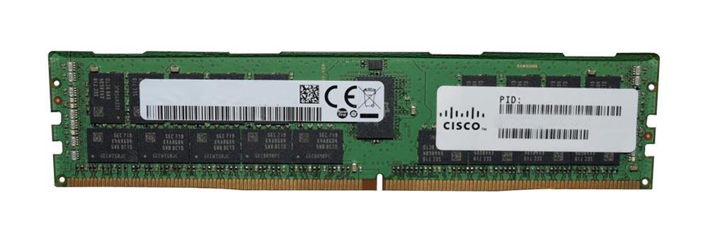 UCS-MR-1X322RU-A Cisco 32GB PC4-17000 DDR4-2133MHz ECC Registered CL15 288-Pin DIMM 1.2V Dual Rank Memory Module