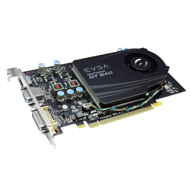 VCE01G-P3-1236 EVGA GeForce GT 240 1GB DDR3 PCI Express DVI/ HDMI Video Graphics Card