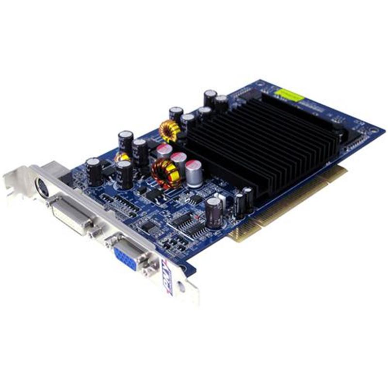 VCG62256PPB PNY GeForce 6200 256MB 64-Bit GDDR2 PCI D-Sub/ S-Video Out/ DVI Video Graphics Card
