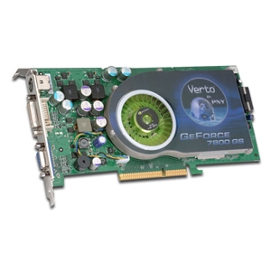 VCG7800SAPB PNY GeForce 7800GS 256MB 256-Bit GDDR3 AGP 4X/8X D-Sub/ S-Video Out/ DVI Video Graphics Card