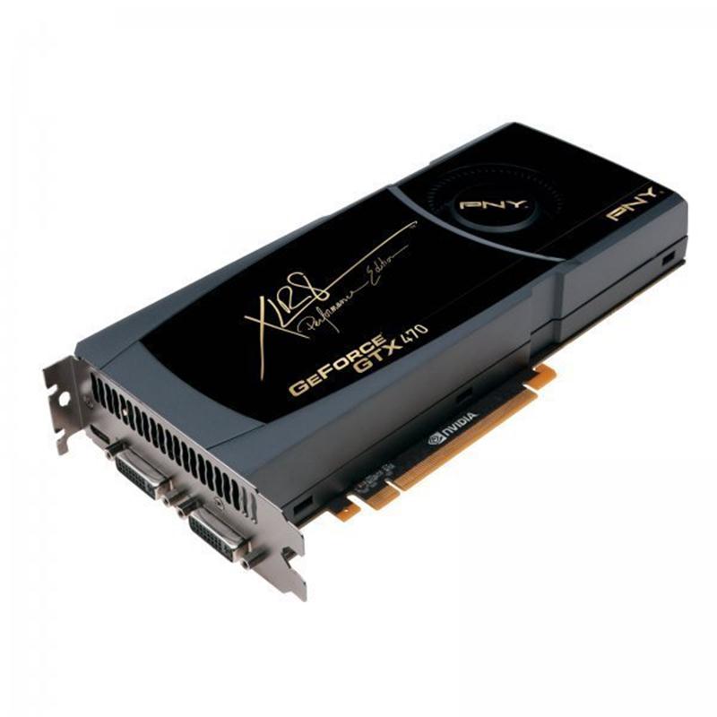 VCGGTX470XPB-A1 PNY GeForce GTX 470 1280MB DDR5 PCI Express 2.0 Dual DVI/ mini HDMI Video Graphics Card