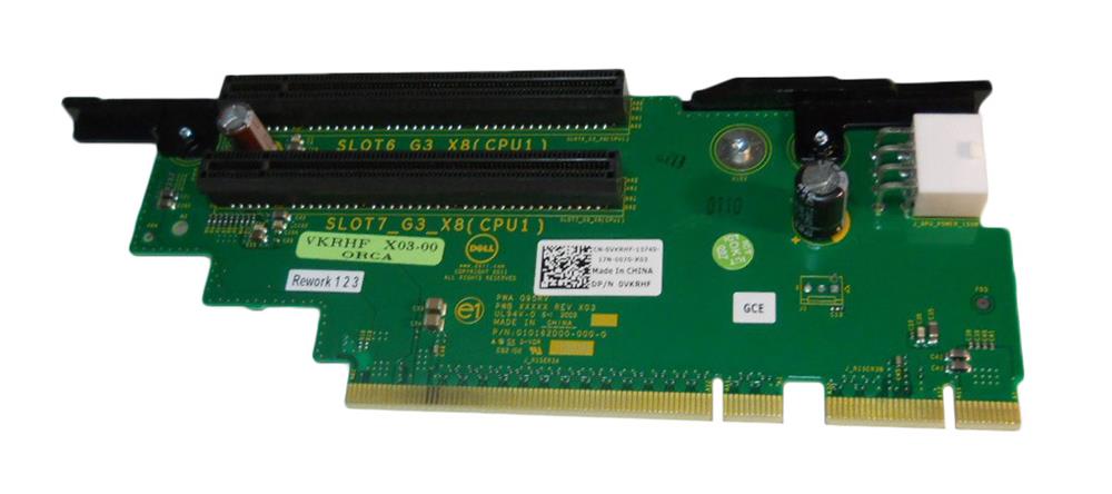 VKRHF Dell Riser Card 3 Left 2xPCi-Express X8 PowerEdge R720