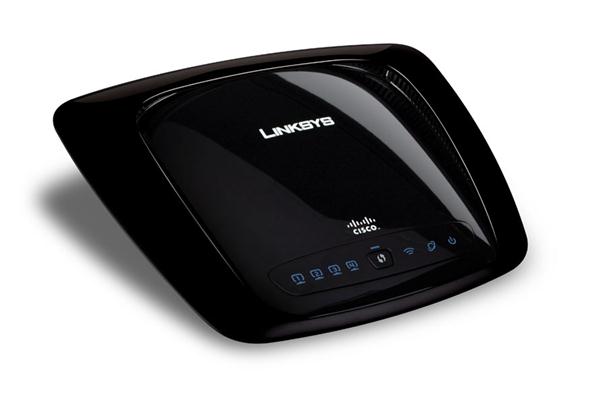 WRT160N-A1 Linksys Ultra RangePlus Wireless-N 802.11b/g/n 4-Ports 300Mbps Broadband Router (Refurbished)