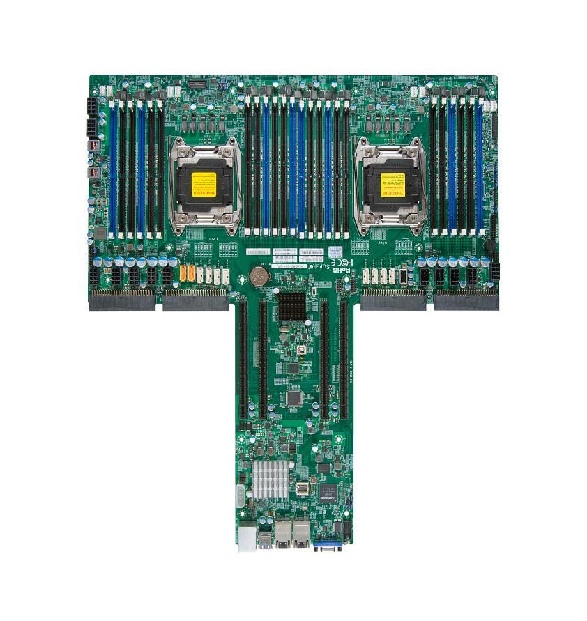 X10DRG-O+-CPU SuperMicro Dual Socket LGA 2011 Intel C612 Chipset Xeon E5-2600 v4/v3 Processors Support DDR4 24x DIMM 10x SATA3 6.0Gb/s Proprietary Server Motherboard (Refurbished)