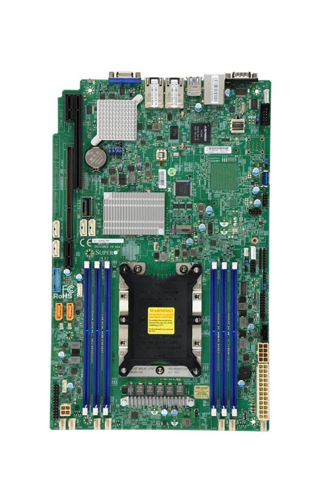 X11SPW-TF SuperMicro Socket LGA-3647 Intel C622 Chipset Intel Xeon Scalable Processors Support DDR4 6x DIMM 10x SATA3 6.0Gb/s Proprietary WIO Server Motherboard (Refurbished)