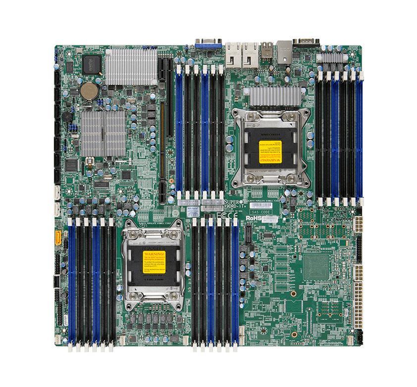 X9DRD-CNT+ SuperMicro Dual Socket R LGA 2011 Intel C602 Chipset Xeon E5-2600/ E5-2600 v2 Processors Support DDR3 24x DIMM 8x SATA2 3.0Gb/s Enhanced Extended-ATX Server Motherboard (Refurbished)