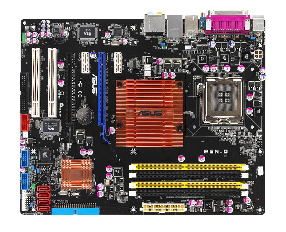0026186D5BBE5 ASUS P5n-d Nforce 750i Sli LGA775 1333fsb Motherboard (Refurbished)