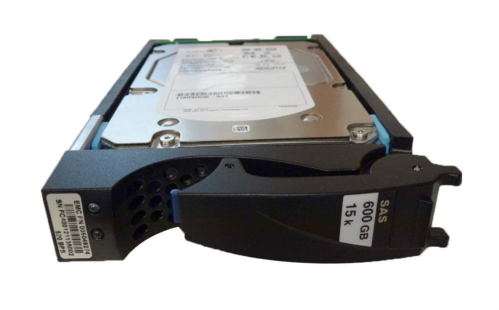 005049274-RF Dell EMC 600GB 15000RPM SAS 6Gbps Hot Swap 3.5-inch Internal Hard Drive for VNXe 3300 5100 and 5300 Series Storage Systems