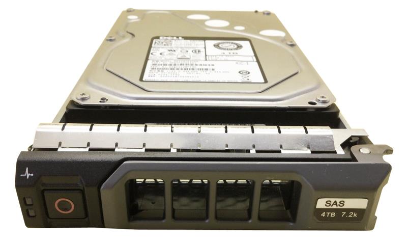 00F9W8 Dell 4TB 7200RPM SAS 12Gbps Nearline Hot Swap 3.5-inch Internal Hard Drive with Tray