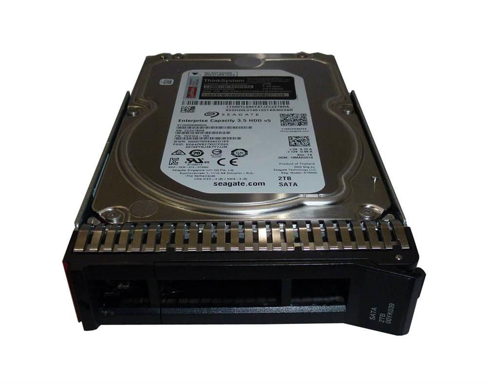 00HV674 Lenovo 2TB 7200RPM SATA (512n) 3.5-inch Internal Hard Drive