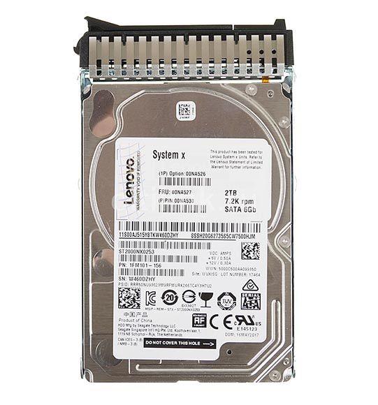 00MX126 Lenovo 2TB 7200RPM SATA 6Gbps Non-Hot Swap 512n 3.5-inch Internal Hard Drive