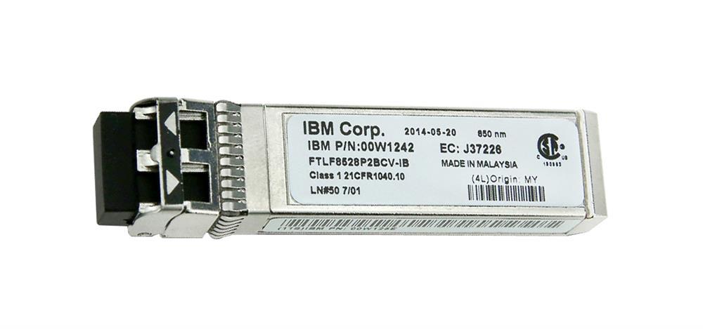 00W1242-02 IBM 8Gbps Fibre Channel SFP SW (2) Transceiver (Pair) 1 x Fiber Channel