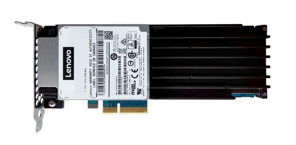 00YK287 Lenovo 3.84TB PCI Express 3.0 x4 NVMe Enterprise Mainstream HH-HL Add-in Card Solid State Drive (SSD)