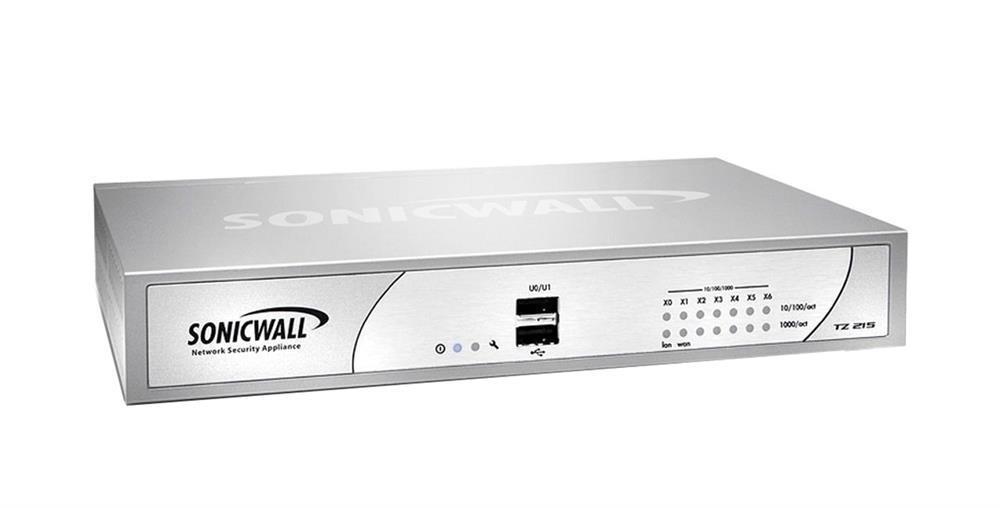01-SSC-4982-B2 SonicWALL Tz 215 Wireless-n Firewall Appliance 7 Port WiFi (Refurbished)
