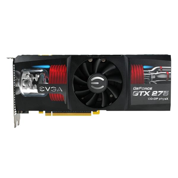 012P31178BR EVGA Nvidia GeForce GTX 275 CO-OP PhysX Edition 1280MB DDR3 448+192-Bit Dual DVI PCI-Express 2.0 x16 Video Graphics Card