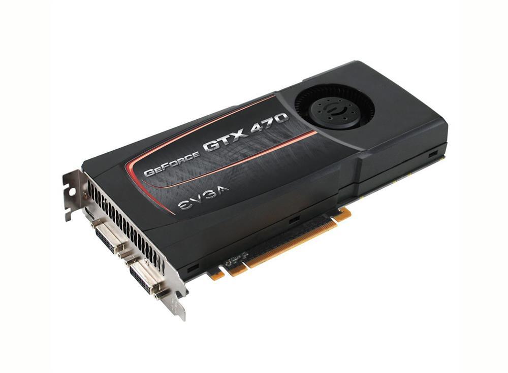 012P31475 EVGA GeForce GTX 470 SuperClocked 1280MB 320-Bit GDDR5 PCI Express 2.0 x16 Dual DVI/ HDMI Video Graphics Card