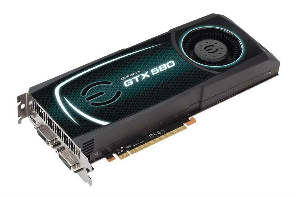 015-P3-1582-T3 EVGA Nvidia GeForce GTX 580 1536MB GDDR5 384-Bit Mini HDMI / Dual DVI PCI-Express 2.0 x16 Video Graphic Card