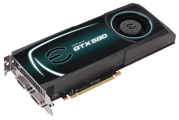 015P31582L1 EVGA Nvidia GeForce GTX 580 1536MB GDDR5 384-Bit Mini HDMI / Dual DVI PCI-Express 2.0 x16 Video Graphics Card