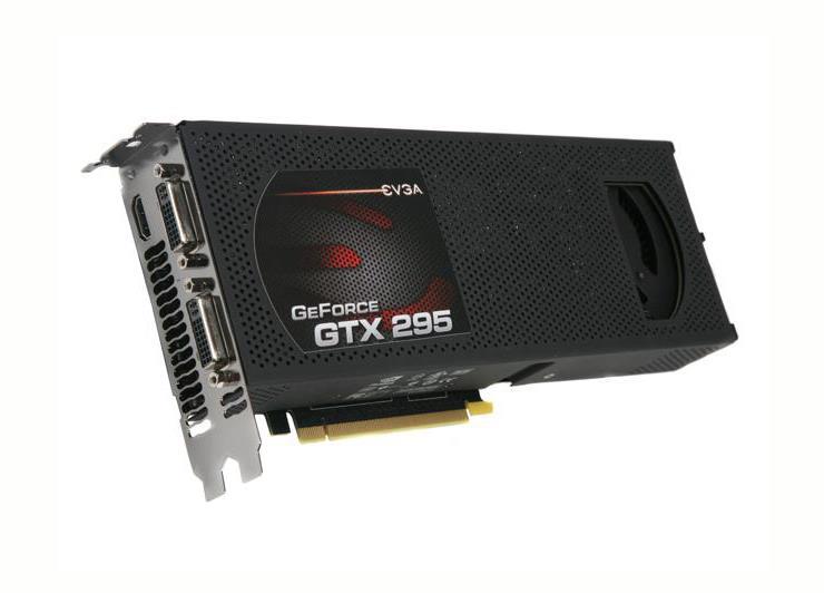 017-P3-1291-A1 EVGA GeForce GTX 295 1729MB 896-Bit GDDR3 PCI Express 2.0 x16 Dual DVI/ HDMI/ HDCP Ready/ SLI Supported Video Graphics Card