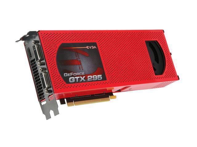 017-P3-1294-A1 EVGA GeForce GTX 295 Red Edition 1729MB 896-Bit GDDR3 PCI Express 2.0 x16 Dual DVI/ HDMI Video Graphics Card