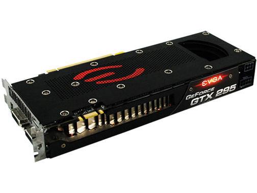 017P31293LA EVGA Nvidia GeForce GTX 295 1792MB GDDR3 896-Bit (2x 448-Bit) PCI-Express 2.0 x16 HDCP Ready/ SLI Supported Video Graphics Card with Backplate