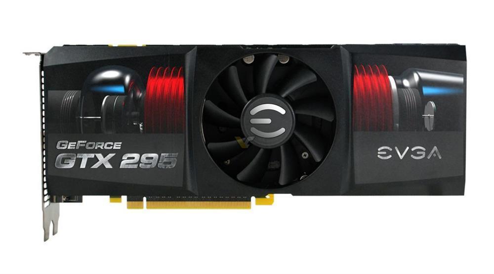 017P31298TX EVGA GeForce GTX 295 CO-OP FTW Edition 1792MB DDR3 896-Bit (2x 448-Bit) HDMI / Dual DVI HDCP Ready / SLI Supported PCI-Express 2.0 x16 Video Graphics Card