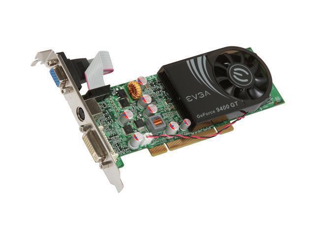 01G-P1-N948-R1 EVGA Nvidia GeForce 9400 GT 1GB DDR2 128-Bit HDCP Ready PCI Low Profile Video Graphics Card