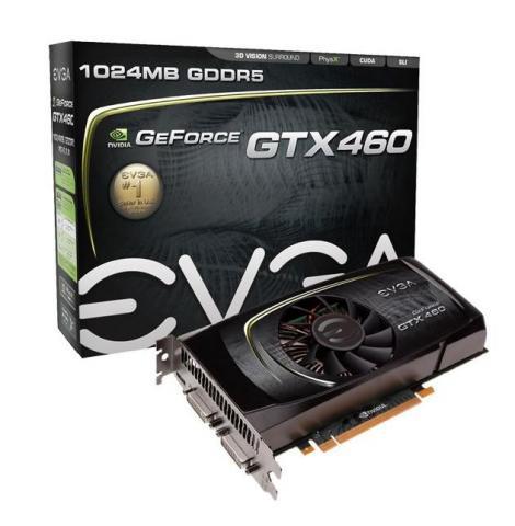 01G-P3-1363-R1 EVGA GeForce GTX 460 SuperClocked 1GB GDDR5 192-Bit PCI Express 2.0 x16 Dual DVI/ Mini-HDMI/ HDCP Ready/ SLI Support Video Graphics Card