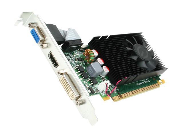 01G-P3-1430-K1 EVGA Nvidia GeForce GT 430 1GB GDDR3 128-Bit HDMI / DVI-I / VGA PCI-Express 2.0 x16 Video Graphics Card
