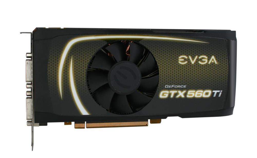 01G-P3-1563-L1 EVGA Nvidia GeForce GTX 560 Ti SuperClocked 1GB GDDR5 256-Bit Mini HDMI / Dual DVI / HDCP Ready SLI Support PCI-Express 2.0 x16 Video Graphics Card