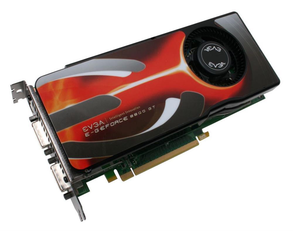 01G-P3-N818-DX EVGA GeForce 8800 GT 1GB GDDR3 256-Bit HDCP Ready SLI Supported PCI-Express 2.0 x16 Video Graphics Card