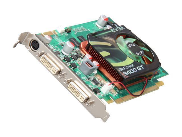 01G-P3-N945-LA EVGA Nvidia GeForce 9400 GT 1GB GDDR2 128-Bit HDCP Ready SLI Support PCI-Express 2.0 x16 Video Graphics Card