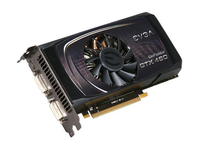 01GP31377 EVGA Nvidia GeForce GTX 460 FTW 1GB GDDR5 256-Bit Mini HDMI / Dual DVI PCI-Express 2.0 x16 Video Graphics Card