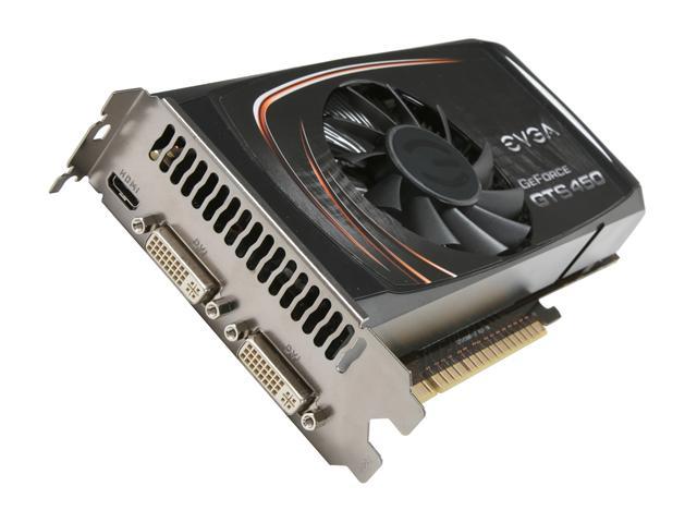 01GP31450KR EVGA Nvidia GeForce GTS 450 Superclocked 1GB GDDR5 Dual DVI / Mini-HDMI SLI Ready PCI-Express 2.0 Video Graphics Card