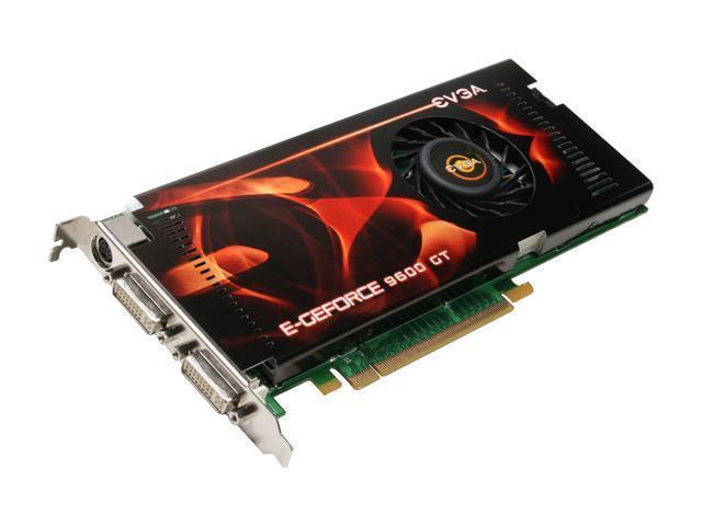 01GP3N869TX EVGA GeForce 9600GT 1GB Dual DVI/ HDTV PCI-Express Video Graphics Card