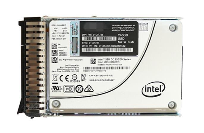 01GV869 Lenovo 240GB TLC SATA 6Gbps SFF G3 Enterprise Mainstream 3.5-inch Internal Solid State Drive (SSD)