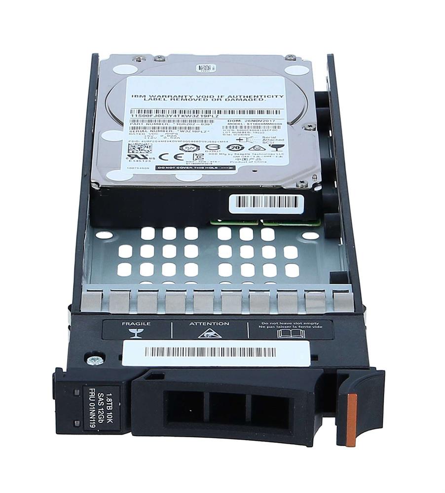 01NN119 IBM 1.8TB 10000Rpm SAS 12Gbps 2.5-Inch Internal Hard Drive