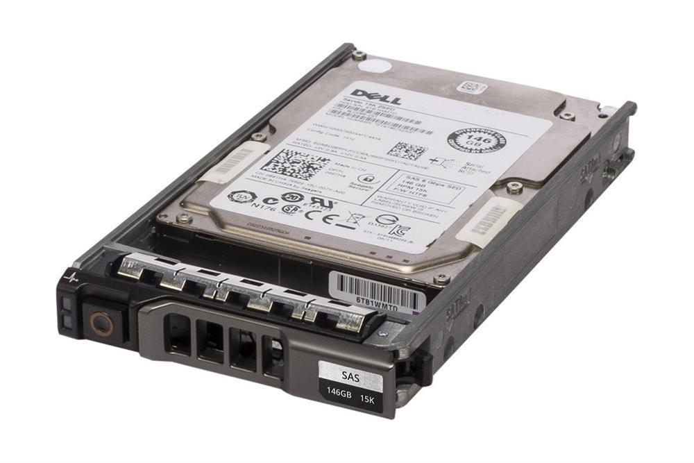 026V3J Dell 146GB 15000RPM SAS 6Gbps Hot Swap 16MB Cache 2.5-inch Internal Hard Drive with Tray for PowerEdge Server