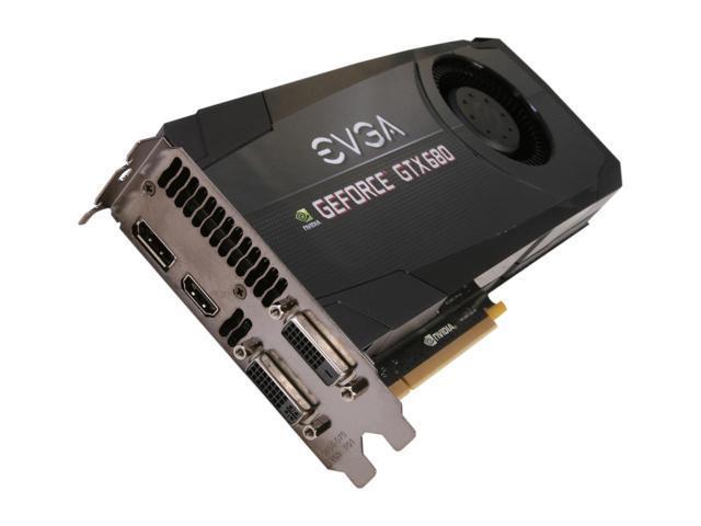 02G-P4-2682-A1 EVGA Nvidia GeForce GTX 680 2GB GDDR5 256-Bit HDCP Ready/ SLI Support PCI-Express 3.0 x16 Video Graphics Card