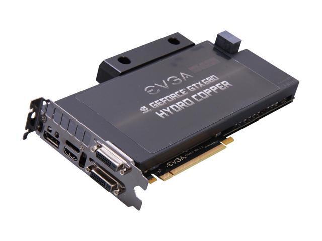 02G-P4-2689 EVGA Nvidia GeForce GTX 680 Hydro Copper 2GB GDDR5 256-Bit HDMI / Dual DVI / DisplayPort/ HDCP Ready SLI Support PCI-Express 3.0 x16 Video Graphics Card