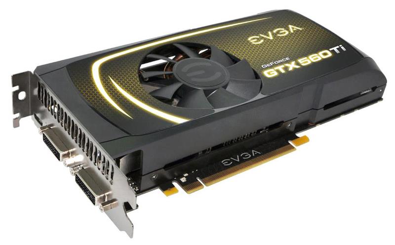 02GP32089B1 EVGA GeForce GTX 560 Ti SuperClocked 2GB 256-Bit GDDR5 Mini HDMI / Dual Link DVI-I HDCP Support PCI-Express 2.0 Video Graphics Card