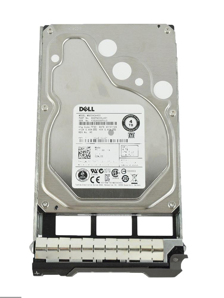 02MJ55 Dell 4TB 7200RPM SATA 6Gbps 64MB Cache 3.5-inch Internal Hard Drive