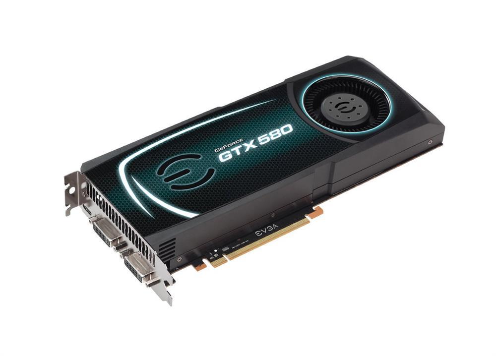 03G-P3-1584-KS EVGA Nvidia GeForce GTX 580 3GB GDDR5 384-Bit PCI-Express 2.0 x16 HDCP Ready/ SLI Support Video Graphics Card