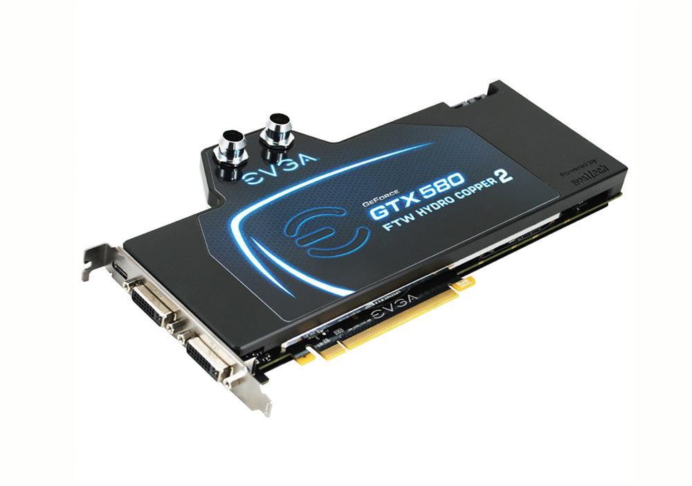03G-P3-1591-DX EVGA GeForce GTX 580 Hydro Copper 2 3GB GDDR5 384-Bit HDCP Ready/ SLI Support PCI-Express 2.0 x16 Video Graphics Card