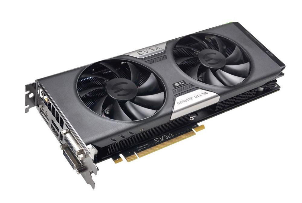 03G-P4-2784-KB EVGA GeForce GTX 780 SC 3GB GDDR5 384-Bit HDMI / DisplayPort / Dual DVI PCI-Express 3.0 x16 Video Graphics Card