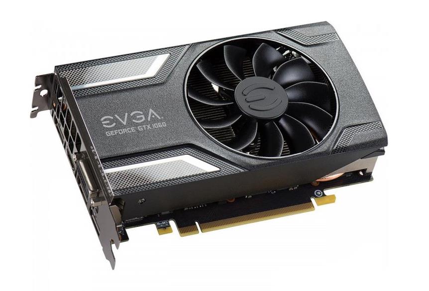 03G-P4-6162-L1 EVGA Nvidia GeForce GTX 1060 SC Gaming 3GB GDDR5 192-Bit HDMI / 3x DisplayPort / Dual-Link DVI-D PCI-Express 3.0 Single Fan Video Graphics Card