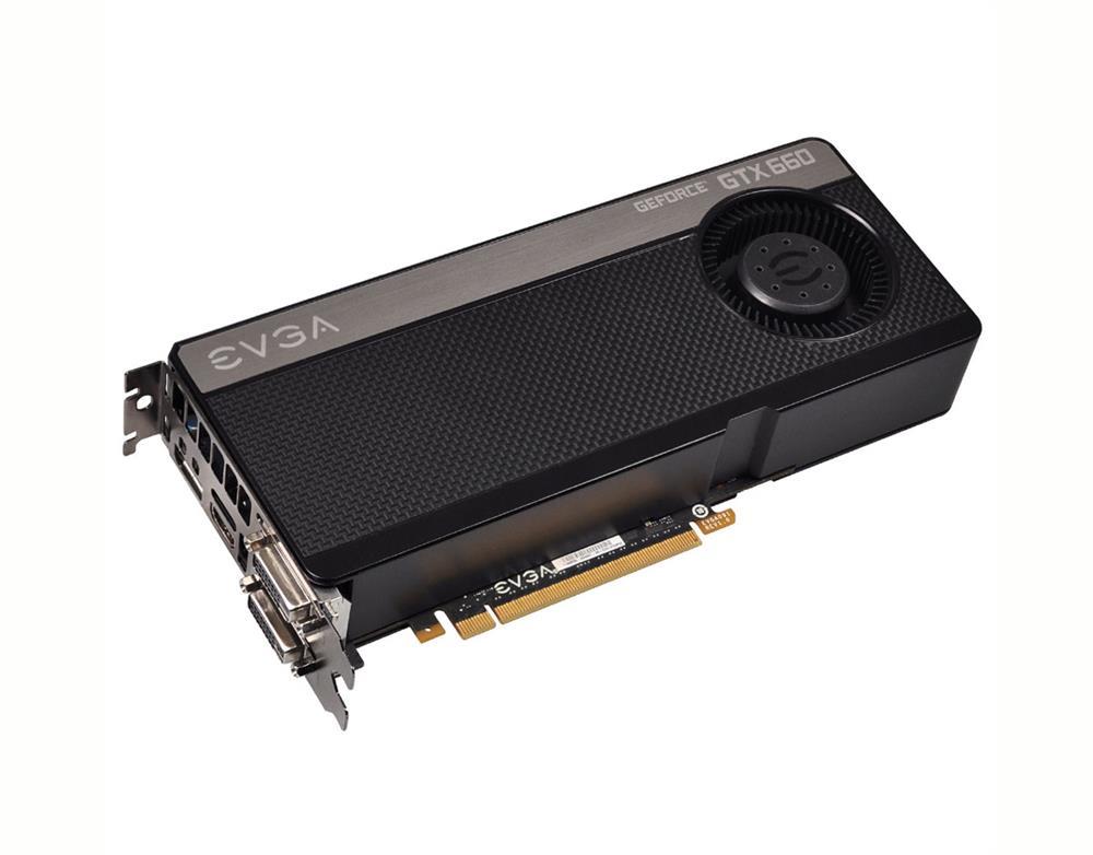 03GP42666AR EVGA Nvidia GeForce GTX 660 SuperClocked 3GB GDDR5 192-Bit HDMI / DisplayPort / Dual DVI / HDCP Ready SLI Support PCI-Express 3.0 x16 Video Graphics Card