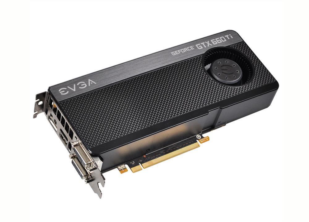03GP43661 EVGA Nvidia GeForce GTX 660 Ti 3GB GDDR5 HDMI / DisplayPort / DVI-I / DVI-D / SLI Support PCI-Express 3.0 x16 Video Graphics Card